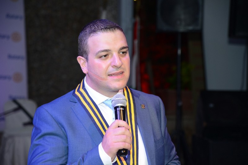 Rami Salman President of the Rotary Club of Aley